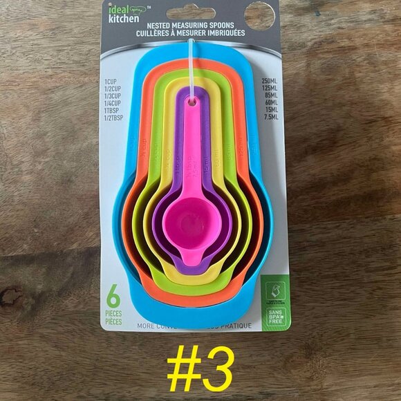 5/$20 NEW Colorful Nested Measuring Cups Set #3 - Picture 2 of 5